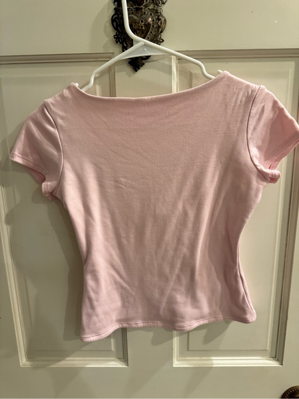 American Threads Light Pink Short Sleeve Tee